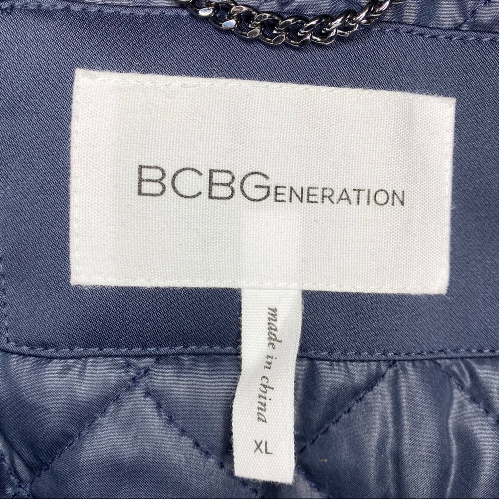 BCBGeneration Front Zip Hooded Jacket - Picture 4 of 5